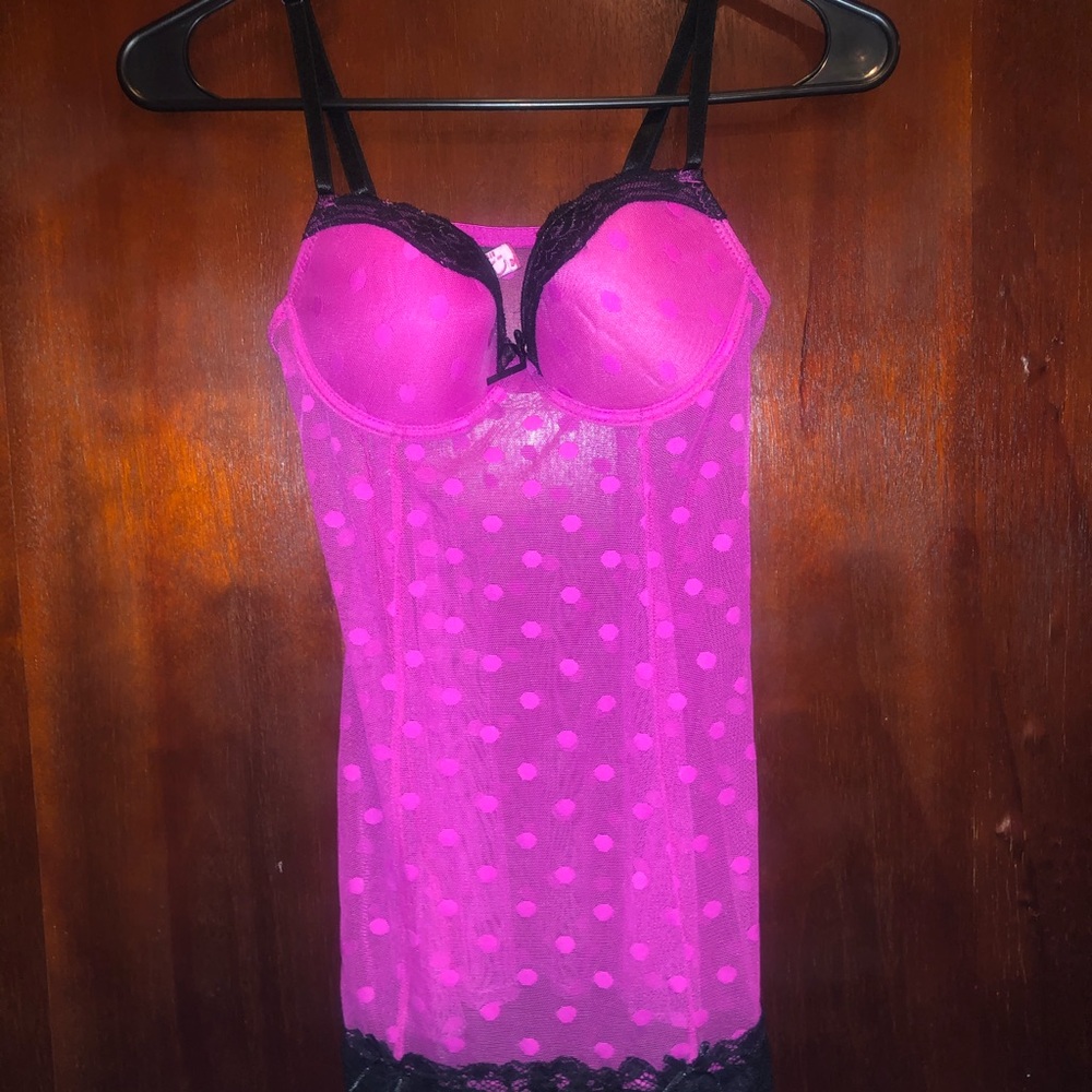 Pink lingerie